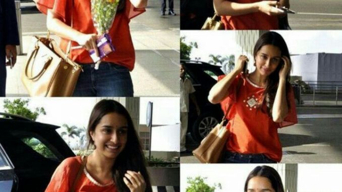 Shraddha Kapoor sports her own design! Shraddha Kapoor sports her own design!